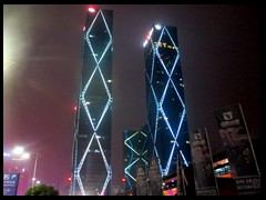 Futian district by night - Excellence Towers